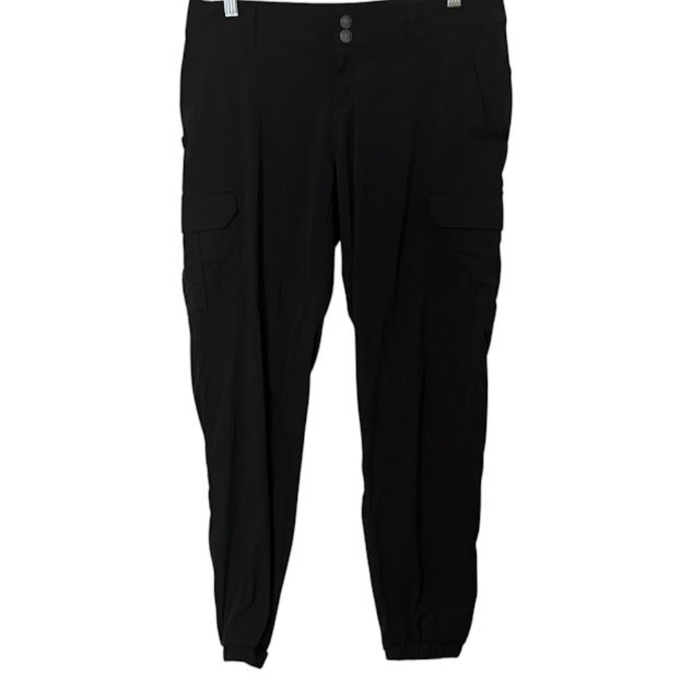 prAna Black Nylon Jogger Outdoor Hiking Jogger Cargo Pants Womens 6